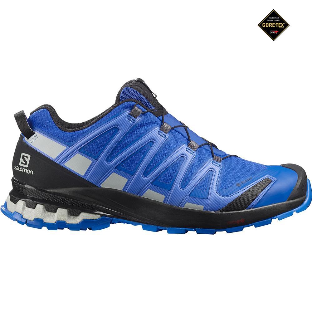 Chaussures De Trail Running Salomon Homme Bleu Marine - Salomon XA PRO 3D V8 GORE-TEX - France (3917